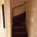 ボルダリングを楽しむ二階建ての階段|船橋市の注文住宅,ログハウスのような木の家を低価格で建てるならエイ・ワン