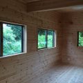 オールアース二階建ての洋室|石岡市の注文住宅,ログハウスのような木の家を低価格で建てるならエイ・ワン