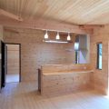 ログハウス風の平屋のLDK｜小美玉市の注文住宅,ログハウスのような低価格住宅を建てるならエイ・ワン