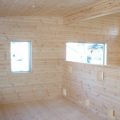 大きな高窓のある二階建ての二階フロア｜瀬戸市の注文住宅,ログハウスのような低価格住宅を建てるならエイ・ワン