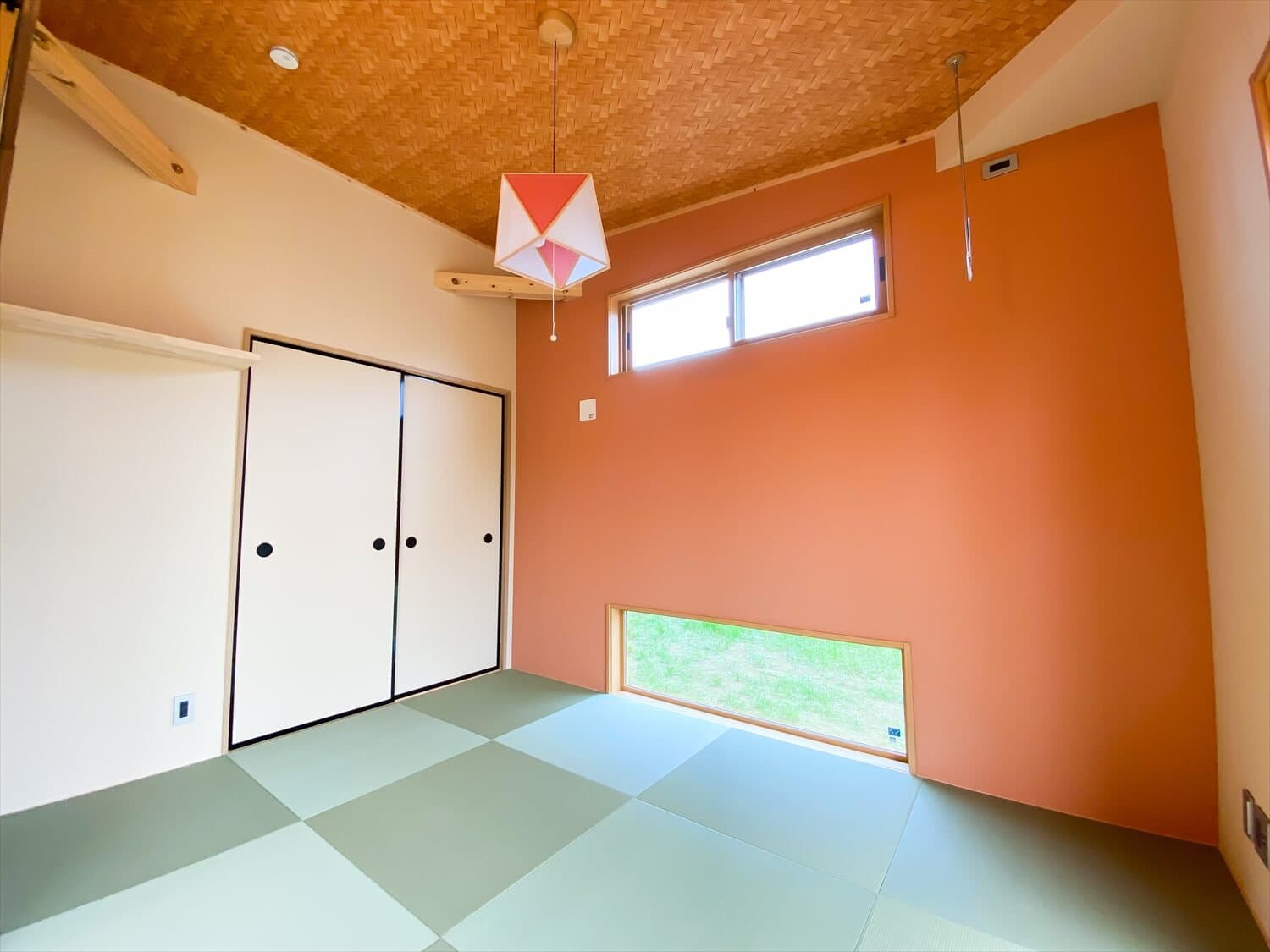 こだわりを詰め込んだ平屋の和室｜石岡市の注文住宅,ログハウスのような木の家を低価格で建てるならエイ・ワン