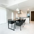 34帖LDKを実現した長期優良住宅の平屋のキッチン｜鹿嶋市の注文住宅,ログハウスのような木の家を低価格で建てるならエイ・ワン