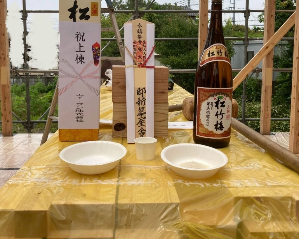 上棟式の風景