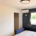 寝室｜袖ヶ浦市の海沿いで目を引くサーファーズハウスの平屋