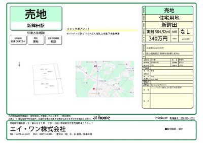 行方市芹沢の土地｜A-1home(エイワンホーム)