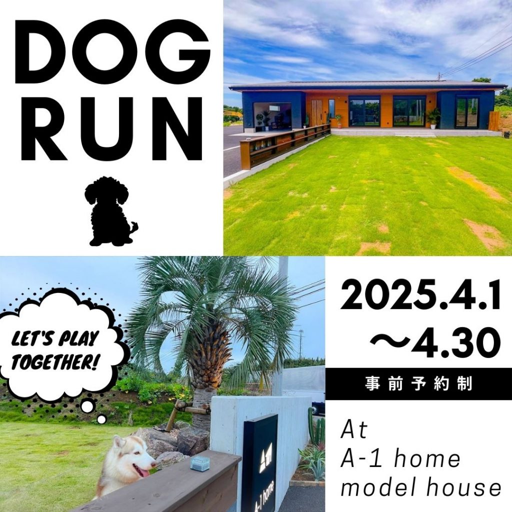 【A-1homeに遊びにいこう！企画】ドッグラン
