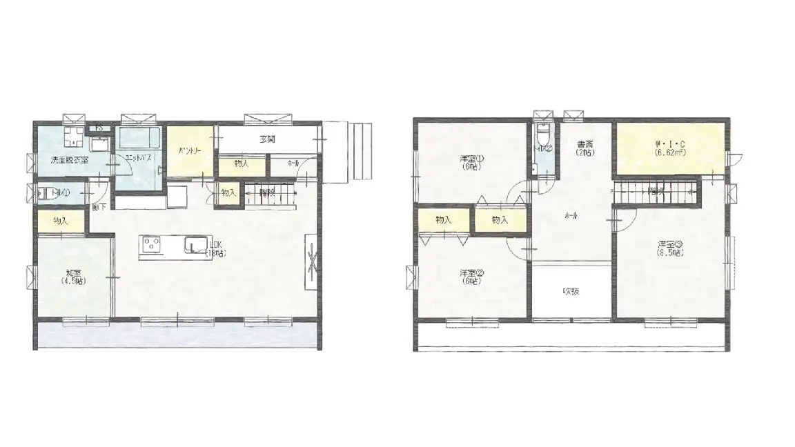 鉾田市の２階建て｜ボルダリング+無垢材の床　アクティブに暮らす２階建て
